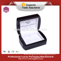 High quality luxury lacquer cufflink case made of wood